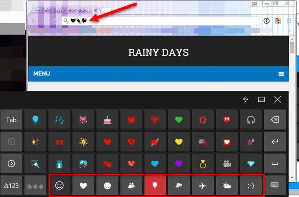 Digitar emojis em qualquer aplicativo do Windows 4