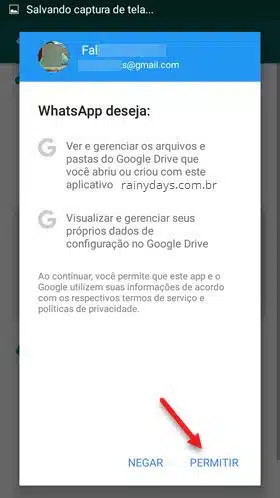 Como Fazer backup do WhatsApp no Google Drive 4