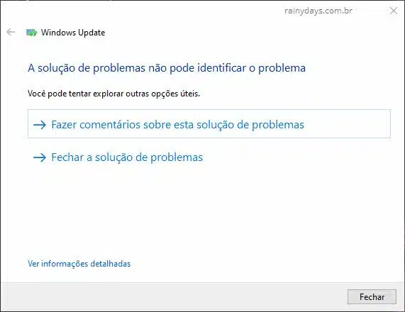 Como consertar Windows Update travado usando Solução de Problemas Windows