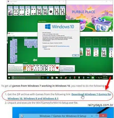 Colocar jogos do Windows 7 no Windows 10