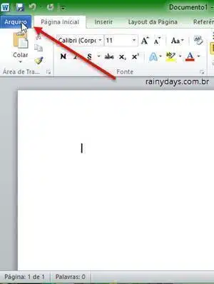 Recuperar arquivo não salvo no Microsoft Office