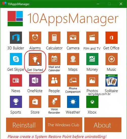 Apagar aplicativos pré-instalados no Windows 10