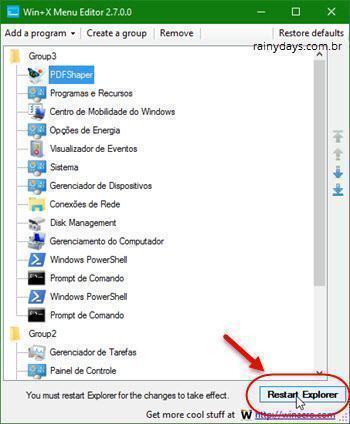 editar menu Win X do Windows 8