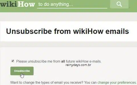 excluir conta do wikiHow 3