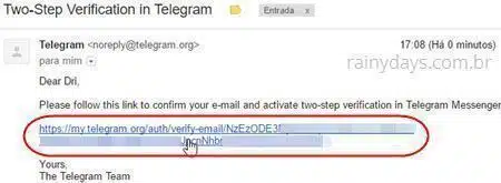 desativar Telegram no caso de celular roubado 6