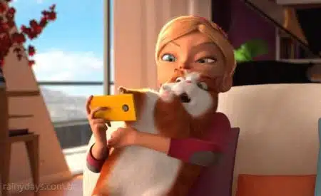 Curta de animação Selfie Cat