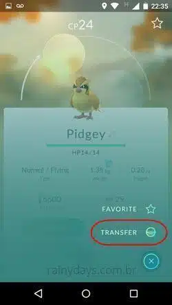evoluir Pokémon no Pokémon Go 3