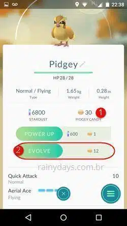 evoluir Pokémon no Pokémon Go 6