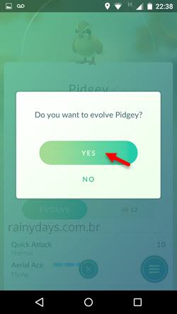 evoluir Pokémon no Pokémon Go 7
