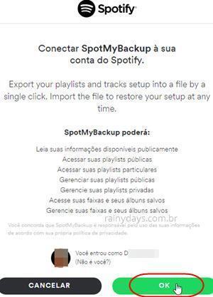 Como exportar e importar playlists do Spotify 2