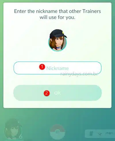 mudar apelido no Pokémon Go 3