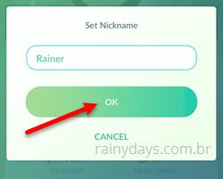 mudar nome do Pokémon no Pokémon Go 4
