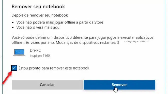 Como remover dispositivos da conta Microsoft