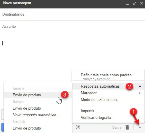 Como criar respostas automáticas no Gmail