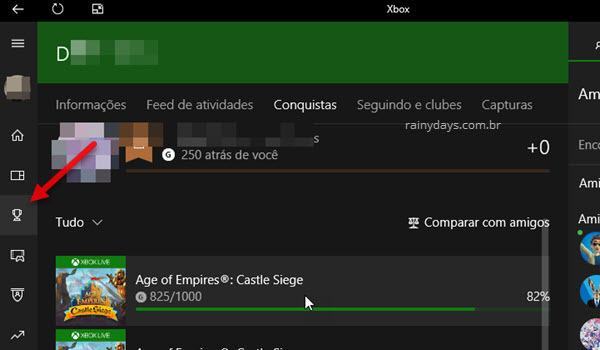 Conquistas conta Xbox Live