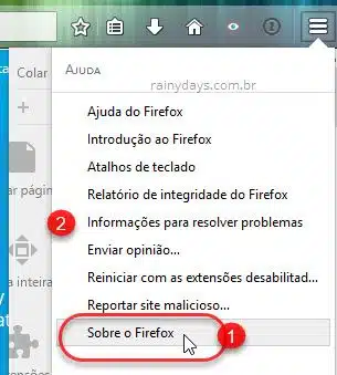 ajuda Sobre o Firefox