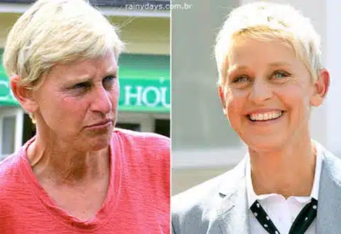 Ellen DeGeneres sem maquiagem