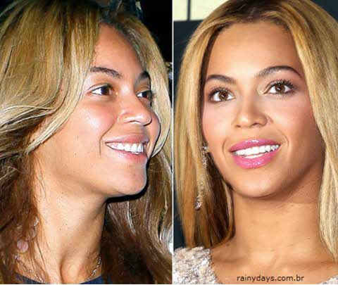 Beyonce sem maquiagem