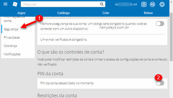 Configurar Roblox Para Crianca Bloquear Bate Papo Rainy Days Br - como excluir conta no roblox no pc