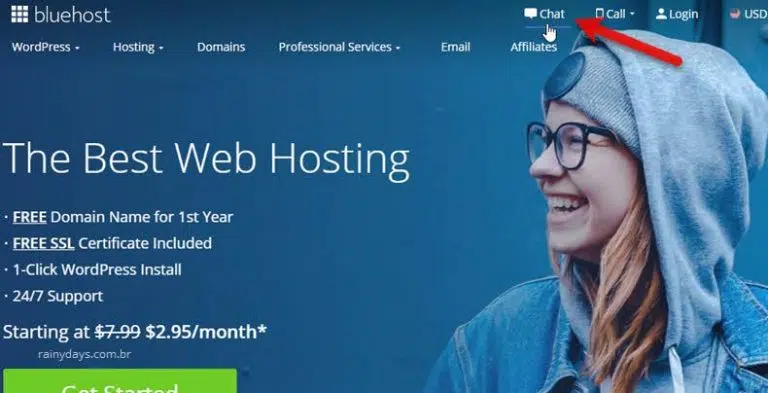 Como excluir conta da Bluehost e pedir reembolso