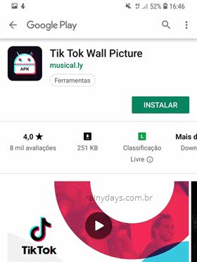 INstalar Tik Tok Wall Picture Google Play