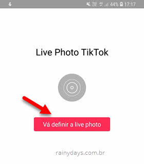 Vá definir a Live Photo Tik Tok Wall Picture