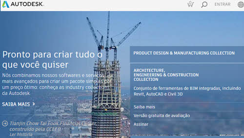 página principal Autodesk