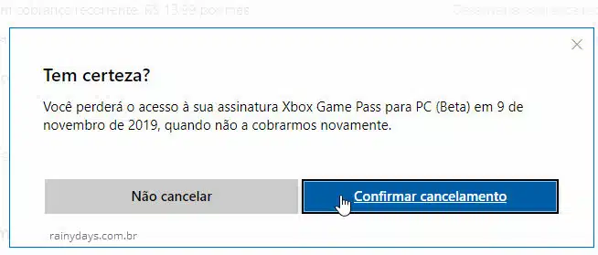 Como cancelar Xbox Game Pass para PC