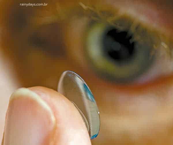 Quais tipos de lentes de contato disponíveis?