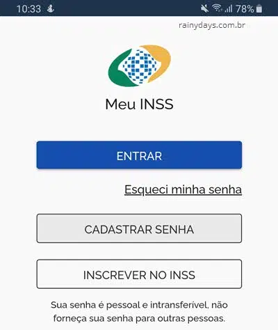 app Meu INSS Android e iPhone