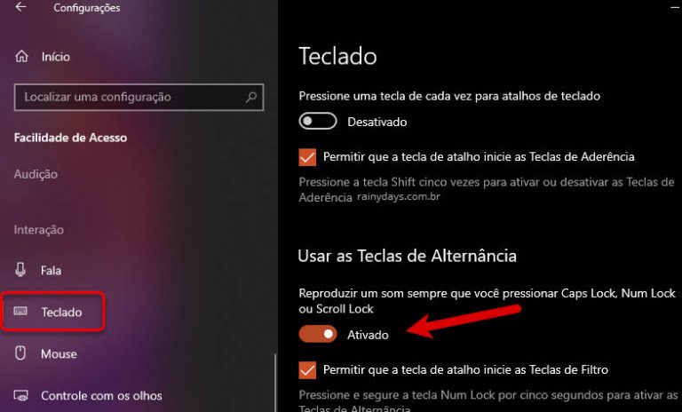 Como emitir som ao apertar Caps Lock no Windows