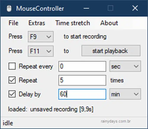 Como automatizar cliques do mouse no Windows, mouse controller