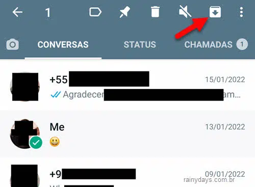 Como Arquivar E Desarquivar Conversas No Whatsapp 3807