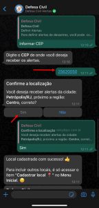 Como Se Cadastrar No Sms E Whatsapp Da Defesa Civil Alertas