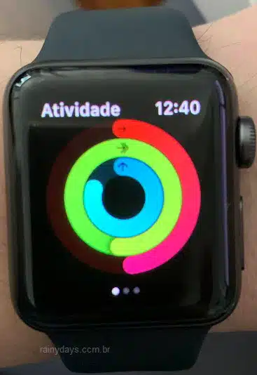 app Fitness Atividade Apple Watch
