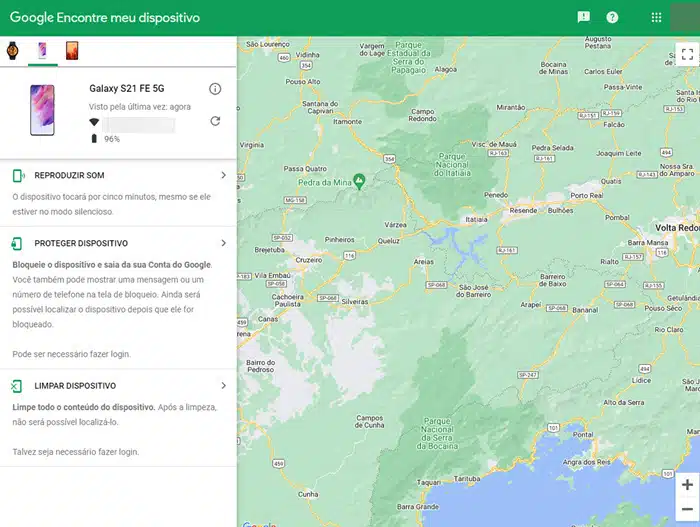 Google Encontre Meu Dispositivo