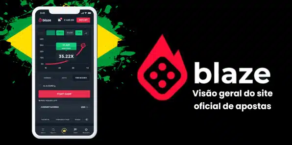 Visão geral do site oficial de apostas Blaze no Brasil 