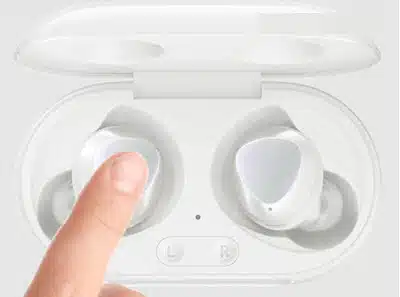 Fone esquerdo ou direito do Galaxy Buds não funciona