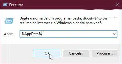 Como abrir pasta AppData no Windows