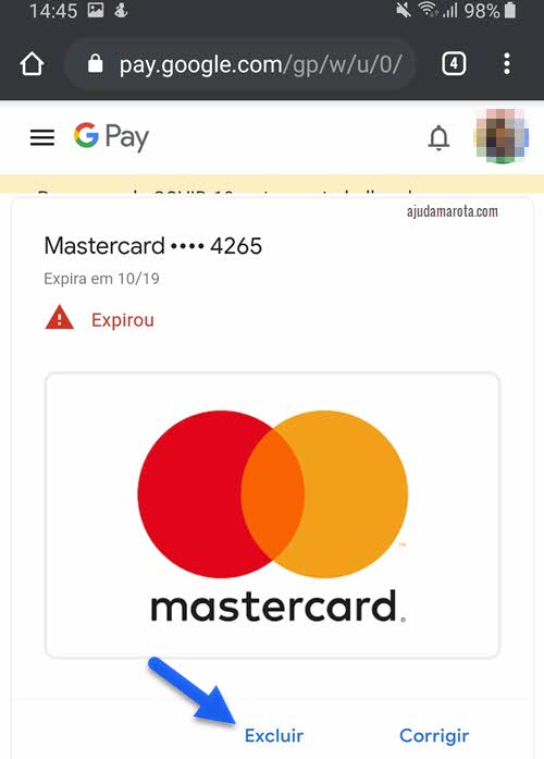 Como apagar o cartão de crédito da Google Play pelo Android