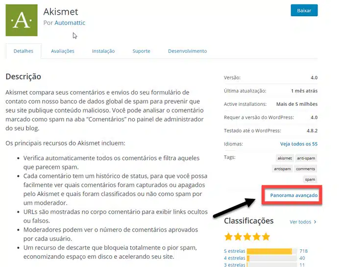 Como baixar uma versão antiga de um plugin WordPress